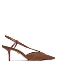 Max Mara Szpilki 2614521192600 Brązowy. Brązowe szpilki damskie Max Mara, bez wzorów, ze skóry, bez obcasa, na szpilce, bez zapięcia. Za 2,479.00 zł.