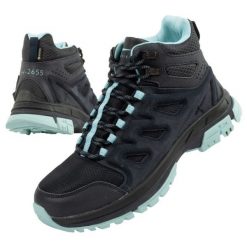 Buty Tamaris Hiking 1-26257-39 849 niebieskie. Niebieskie obuwie trekkingowe damskie z gore-texu, bez zapięcia. Za 466.73 zł.