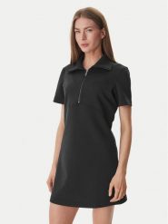 Calvin Klein Sukienka codzienna LV044F207G Czarny Regular Fit. Czarne sukienki damskie Calvin Klein, bez wzorów, z syntetyku, bez ramiączek. Za 569.99 zł.