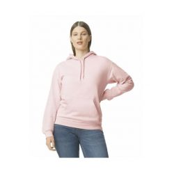 Bluza z kapturem Gildan Midweight Softstyle. Czerwone bluzy damskie GILDAN, m, bez wzorów, z bawełny, z kapturem. Za 116.00 zł.