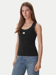 Calvin Klein Jeans T-Shirt LV047F355G Czarny. Czarne t-shirty damskie Calvin Klein Jeans, s, bez wzorów, z bawełny, bez kołnierzyka. Za 329.99 zł.