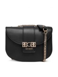 Guess Torebka HWVG98 91210 Czarny. Czarne torebki wieczorowe damskie Guess, z aplikacjami, ze skóry, bez dodatków. Za 399.99 zł.