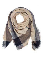 Camel Active Szal w kolorze granatowo-beżowym - 120 x 120 cm rozmiar: onesize. Brązowe szaliki damskie Camel Active, bez wzorów, z bawełny. Za 114.95 zł.