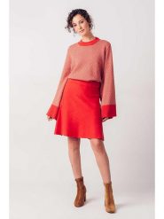 SKFK Spódnica "Tirtsa" w kolorze czerwonym rozmiar: 36. Czerwone spódnice damskie SKFK, bez wzorów, z bawełny, mini. Za 43.99 zł.