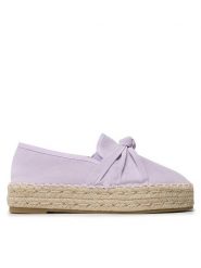 Jenny Fairy Espadryle WSS990-145 Fioletowy. Fioletowe espadryle damskie Jenny Fairy, bez wzorów, z materiału, bez obcasa. Za 99.99 zł.