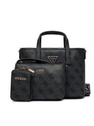 Guess Torebka Latona (SG) Mini-Bags HWSG92 11750 Czarny. Czarne torebki klasyczne damskie Guess, ze skóry, bez dodatków. Za 359.99 zł.