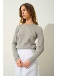 AUTHENTIC CASHMERE Kaszmirowy sweter "Epéna" w kolorze jasnoszarym rozmiar: XXL. Szare swetry klasyczne damskie AUTHENTIC CASHMERE, xxl, z kaszmiru, bez kołnierzyka. Za 369.45 zł.