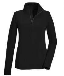 Bluza damska Killtec KSW 101 WMN FLC SHRT. Brązowe bluzy damskie Killtec, bez wzorów, z materiału, bez kaptura. Za 149.99 zł.