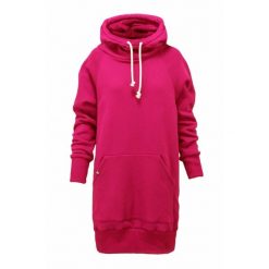 Bluza sportowa z kapturem damska DEEP TRIP Luzak. Czerwone bluzy damskie DEEP TRIP, l, bez wzorów, z bawełny, z kapturem. Za 369.00 zł.