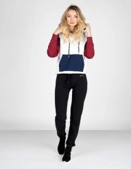 Invicta Bluza "Hoodie" | 4454270 | Kobieta | Biały, Czerwony, Granatowy. Białe bluzy damskie Invicta, l, bez wzorów, z bawełny, bez kaptura. W wyprzedaży za 239.00 zł.