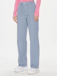 ONLY Spodnie materiałowe Merle 15312896 Szary Wide Leg. Szare spodnie materiałowe damskie Only, bez wzorów, z bawełny. W wyprzedaży za 139.99 zł.
