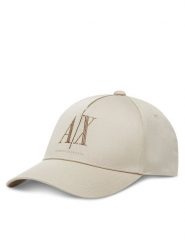 Armani Exchange Czapka z daszkiem XW000957 AF13846 U1092 Beżowy. Brązowe czapki z daszkiem damskie Armani Exchange, bez wzorów, z bawełny. Za 199.99 zł.