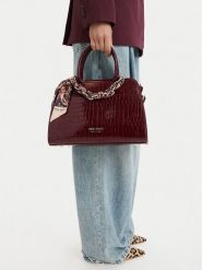 Nine West Torebka EO-IVY SHORE-LDA9422 Bordowy. Czerwone kuferki damskie Nine West, bez wzorów, bez dodatków. Za 299.99 zł.