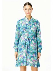 Miss goodlife Sukienka w kolorze niebiesko-zielonym rozmiar: XS. Niebieskie sukienki damskie miss goodlife, bez wzorów, z tkaniny, bez ramiączek. Za 65.38 zł.