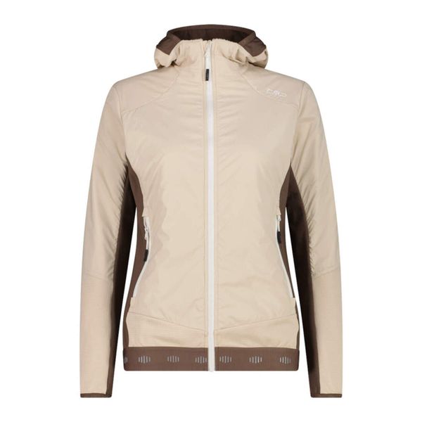 Kurtka softshell damska CMP Solira Jacket Hybrid. Brązowe kurtki damskie CMP, l, bez wzorów, z elastanu, z kapturem. Za 401.49 zł.