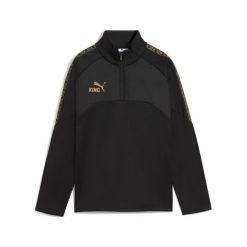 Młodzieżowa treningowa kurtka na zimę KING z zamkiem 1/4 PUMA Black Gold. Czarna kurtki damskie Puma, na zimę, l, bez wzorów, bez kaptura. Za 199.00 zł.