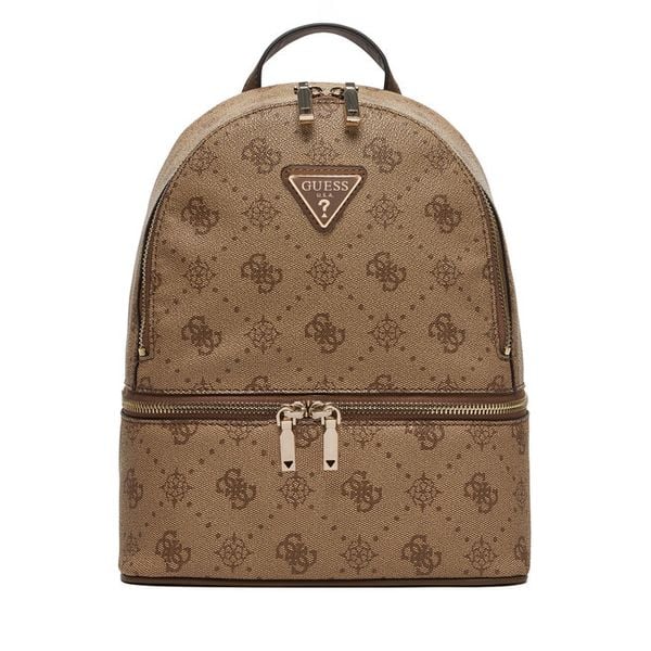 Plecak Guess. Brązowe plecaki Guess, z aplikacjami. Za 339.99 zł.
