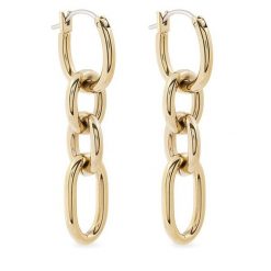 Kolczyki Tommy Hilfiger. Żółte kolczyki damskie Tommy Hilfiger, złote. Za 309.99 zł.