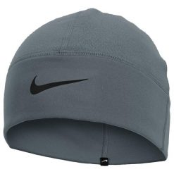 Czapka dla dorosłych Therma-Fit Fleece Beanie. Szare czapki damskie Nike, na zimę, bez wzorów, z poliesteru. Za 139.99 zł.