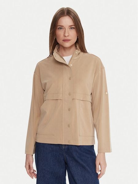 Tatuum Kurtka przejściowa Eddie T2505.017 Beżowy Regular Fit. Brązowe kurtki damskie TATUUM, m, bez wzorów, z wiskozy, bez kaptura. Za 359.99 zł.