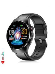 DAM Smartwatch "TK25. ECG" w kolorze czarnym rozmiar: onesize. Czarne zegarki damskie DAM, metalowe. Za 382.13 zł.
