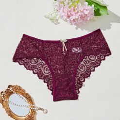 Figi z koronki na romantyczne okazje Roni. Zielone figi Intica, z aplikacjami, z koronki. Za 49.00 zł.