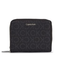 Portfel Calvin Klein. Czarne portfele damskie Calvin Klein, bez wzorów. Za 169.99 zł.
