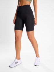 Szorty damskie Newline Beat Sprinters. Czarne spodenki sportowe damskie Newline, na jesień, s, bez wzorów, z dzianiny, z podwyższonym stanem, na fitness i siłownię. Za 252.50 zł.