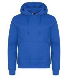 Clique Bluza z kapturem Miami z bawełny i poliestru z recyklingu – Royal Blue. Niebieskie bluzy damskie CLIQUE, uniwersalny, bez wzorów, z bawełny, z kapturem. Za 166.67 zł.