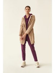 TATUUM Płaszcz przejściowy w kolorze beżowym rozmiar: 34. Brązowe płaszcze damskie TATUUM, bez wzorów, bez kaptura. Za 232.78 zł.