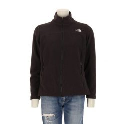 Damska czarna bluza polarowa TNF. Czarne bluzy damskie The North Face, l, bez wzorów, z materiału, bez kaptura. Za 170.36 zł.