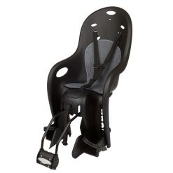 Bikey Relax Dieffe od Polisport, Rozkładany Fotelik Rowerowy Tylny. Czarne foteliki rowerowe POLISPORT. Za 258.98 zł.