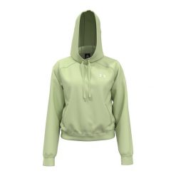 Bluza damska Under Armour Pro Fleece Hoodie. Zielone bluzy damskie Under Armour, xl, bez wzorów, bez kaptura. Za 209.99 zł.