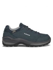 LOWA Skórzane buty trekkingowe "Renegade GTX" w kolorze granatowym rozmiar: 39,5. Niebieskie obuwie trekkingowe damskie Lowa, z gore-texu, bez zapięcia. Za 530.82 zł.