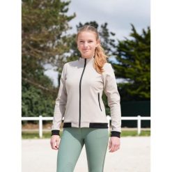 Damska bluza jeździecka Le Sabotier Marine. Brązowe bluzy damskie LE SABOTIER, l, bez wzorów, z materiału, bez kaptura. Za 587.00 zł.