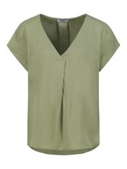 Sublevel Bluzka w kolorze khaki rozmiar: S. Brązowe bluzki damskie Sublevel, s, bez wzorów, z wiskozy, klasyczne, bez kołnierzyka, bez ramiączek. Za 57.06 zł.