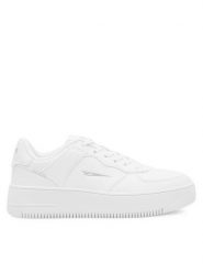 Sprandi Sneakersy WP07-1234 Biały. Białe obuwie sportowe damskie Sprandi, z materiału, bez zapięcia. Za 139.99 zł.