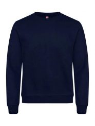 Clique Basic Roundneck blu granatowy bluza z okrągłym dekoltem unisex – dark. Niebieskie bluzy damskie CLIQUE, m, bez wzorów, z bawełny, bez kaptura. Za 158.26 zł.