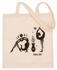 Shopperka materiałowa [DH] EKO beżowa wzór 27. Brązowe shopper bag inny, bez wzorów, z bawełny, bez dodatków. Za 7.60 zł.