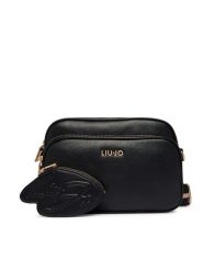 Liu Jo Torebka AA6176 E1012 Czarny. Czarne listonoszki damskie Liu Jo, bez wzorów, ze skóry, bez dodatków. Za 599.99 zł.