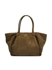 Guess Torebka Allegra HWSG22 37230 Khaki. Brązowe shopper bag Guess, z materiału, bez dodatków. Za 674.99 zł.