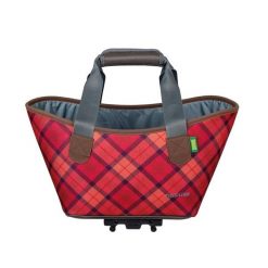 Systemowa torba na zakupy AGNETHA. Czerwone shopper bag RACKTIME, bez wzorów, bez dodatków. Za 339.90 zł.