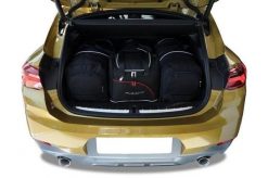 Torby Do Bagażnika Bmw X2 2017-2023 4Szt Kjust. Czarne torby podróżne KJUST, bez wzorów, z kauczuku. Za 1,203.00 zł.