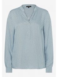 More & More Bluzka w kolorze niebiesko-białym rozmiar: 40. Białe bluzki damskie More & More, s, bez wzorów, z wiskozy, klasyczne, bez kołnierzyka, bez ramiączek. Za 113.36 zł.