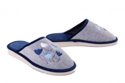 METEOR 085 WIOLA granatowy, kapcie damskie. Szare kapcie damskie Meteor. Za 47.99 zł.