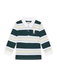 Guess Bluzka N6YP01 1K4106 Niebieski Regular Fit. Zielone t-shirty i koszulki chłopięce Guess, z aplikacjami, z bawełny, bez kołnierzyka, bez ramiączek. Za 154.99 zł.
