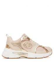 Guess Sneakersy 176257 Beżowy. Brązowe obuwie sportowe damskie Guess, z materiału, bez zapięcia. Za 269.99 zł.