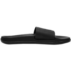 Klapki 4F F045A W 4FMM00FFLIF045A 20S czarne. Czarne klapki damskie bez wzorów, z syntetyku, bez obcasa, bez zapięcia. Za 139.99 zł.