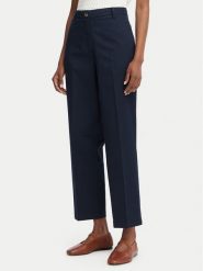 Tommy Hilfiger Chinosy WW0WW52817 Granatowy Slim Fit. Niebieskie spodnie materiałowe damskie Tommy Hilfiger, bez wzorów, z syntetyku. Za 489.99 zł.