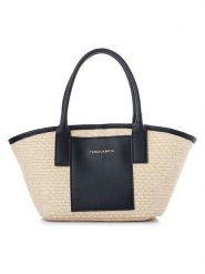 Vince Camuto Torebka "Amalfi" w kolorze beżowo-czarnym - 38 x 19 x 12 cm rozmiar: onesize. Brązowe torebki klasyczne damskie Vince Camuto, z materiału, bez dodatków. Za 108.99 zł.